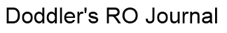 Doddler's RO Journal